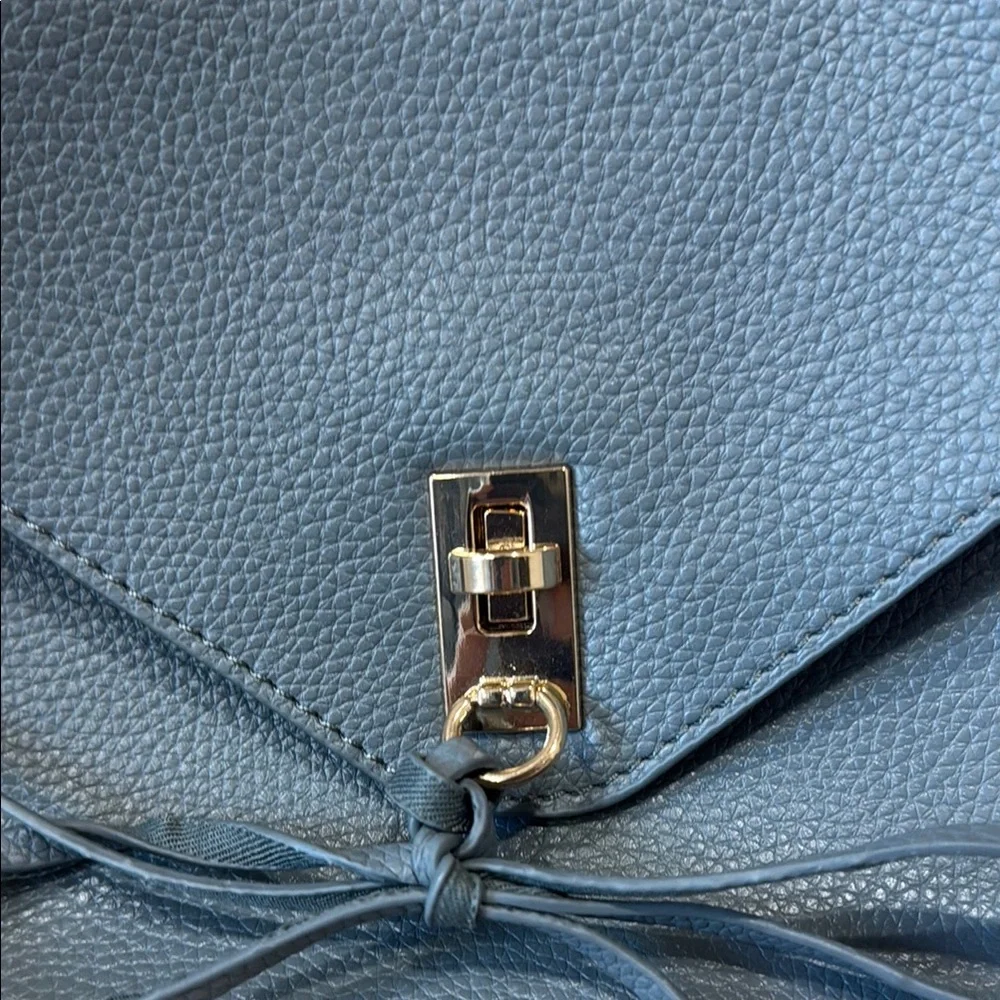 Crossi Elegant Blue Gray Handbag